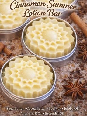 Cinnamon - Hand Crafted Summer Lotion 3.5oz Bar